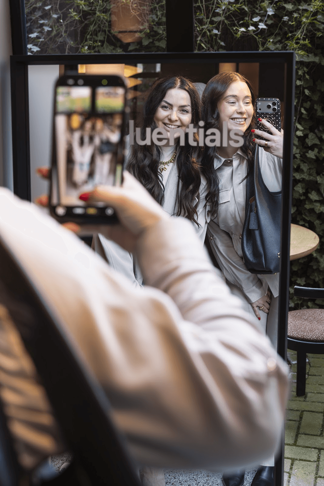 Two creators at an Influentials community event in Europe